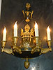 A very rare set of four French Empire patinated and gilt bronze wall light Paris, date circa 1815